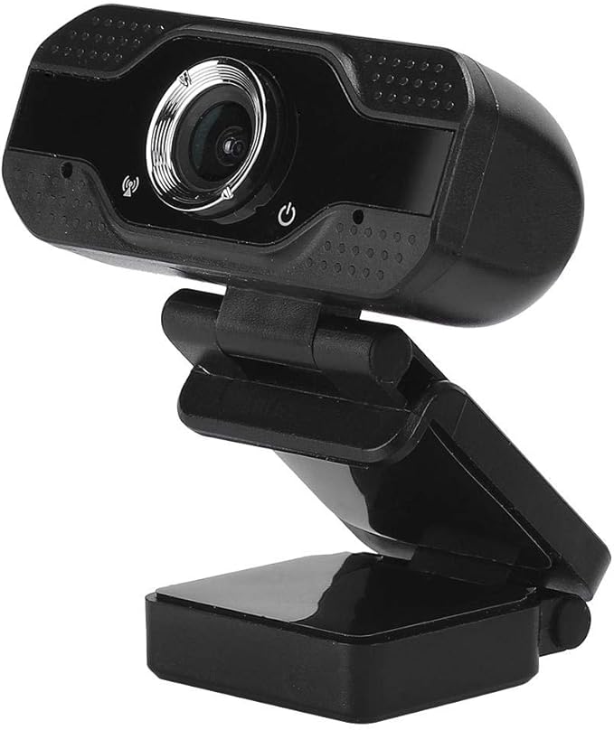 1080p HD Webcam with Microphone for Desktop - USB Plug and Play Online Class Camera Built-in Audio Pickup Perfect for Streaming &amp Video Conferencing