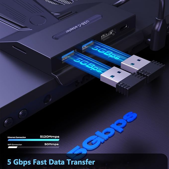 Portable Steam Deck Dock 5-in-1 USB C Hub Docking Station with 3*USB A 4K@60H USB C PD 100W Max Steam Deck Stand Base Accessories