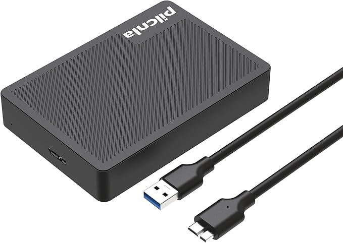 Ultra Slim Portable External Hard Drive USB3.0 HDD Storage for XboxPS4/5PCDesktopLaptopMacBookChromebook (HDD1.2-1TB)