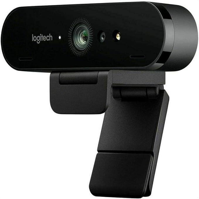 Logitech BRIO Ultra HD Webcam for Video Conferencing Recording and Streaming - Black
