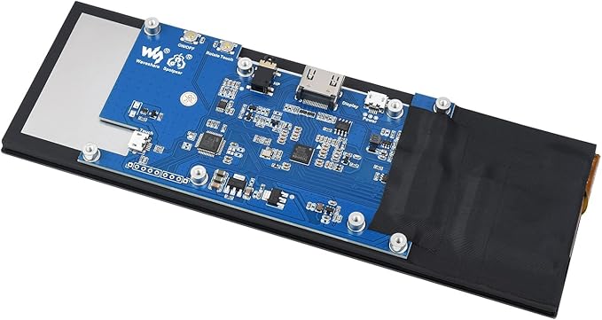 waveshare 7.9inch Capacitive Touch Screen LCD Compatible with Raspberry Pi 5/4B/3B+/3A+/2B/B+/A+/Zero/Zero W/WH/Zero 2W CM3+/4 400×1280 Resolution HDMI IPS Supports Jetson Nano/Windows