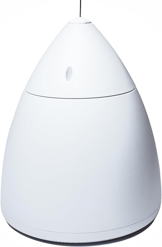 HPS-6-WH-V Commercial 2-Way 6.5” Pendant Speaker with Woofer and Gripple Kit (White/Sell Per Each)