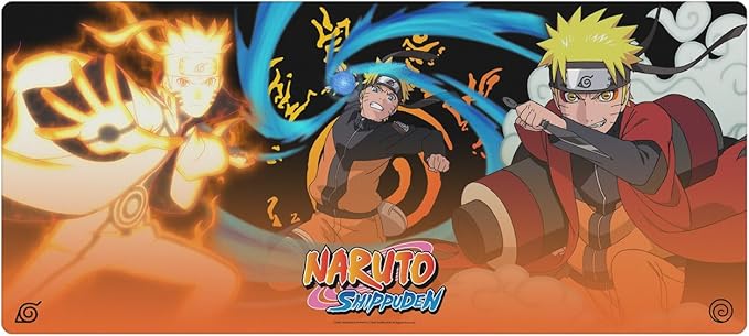 Head Case Designs Officially Licensed Naruto Shippuden Naruto Transformation Graphic Art 37.4 x 15.75 x 0.16 inches (900 x 400 mm) - XL Gaming Office Desk PC Keyboard Mouse Mat Pad