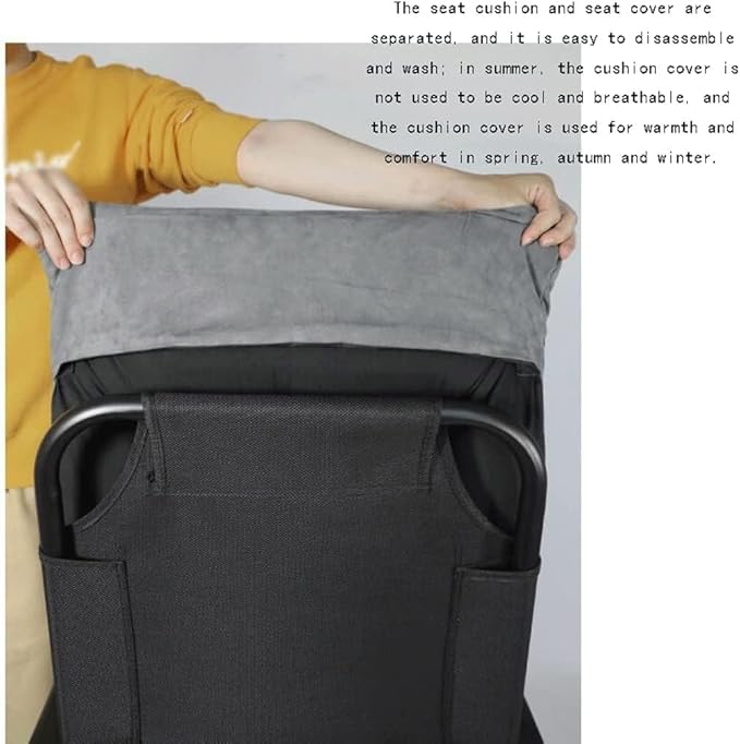 Office Chair Gaming Chair Recline Office Chair Foldable Lightweight Study Chair with Lumbar Pillow Computer Chair(Size:One SizeColor:A)