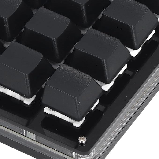 GOWENIC OSU Gaming Keypad DIY Programmable Macro Gaming Keypad 12 Keys 2 Knobs Small OSU Gaming Keyboard with USB Cable for Media Industrial Control