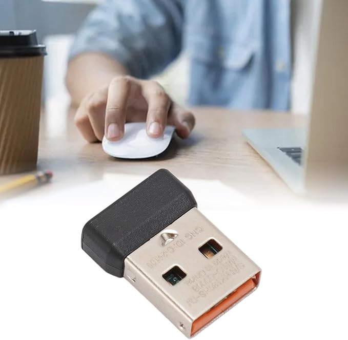 USB Receiver for Mouse 2.4G USB Receiver for K230 K270 K375S K400PLUS K780 K580 MK Replacement Dongle Adapter with Pad