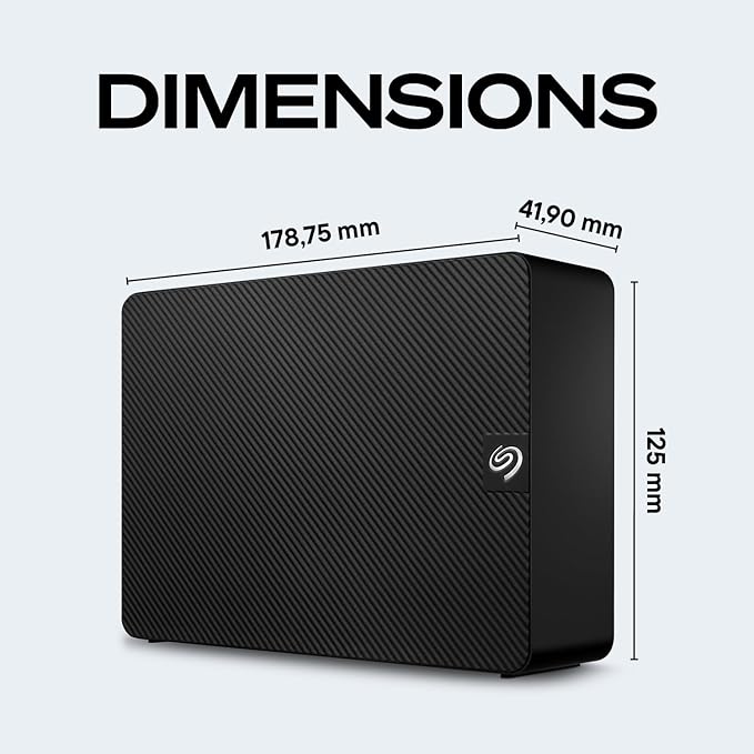 Seagate Expansion 10TB External Hard Drive HDD - USB 3.0 with Rescue Data Recovery Services (STKP10000402)