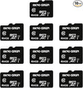 Micro Center 64GB Class 10 MicroSDXC Flash Memory Card 10 Pack with Adapter for Mobile Device Storage Phone Tablet Drone &amp Full HD Video Recording - 80MB/s UHS-I C10 U1 (10 Pack)