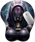 3D Mouse Pad Oppai Mousepad with Soft Gel Wrist Rest Anime Manga Gaming Boob pad Anti-Slip Mouse Mat (Tal)
