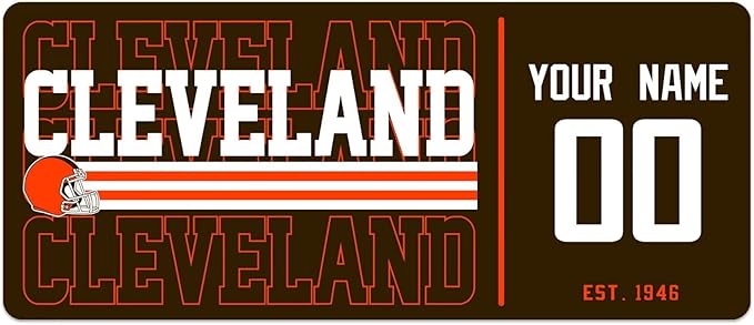 ANTKING Cleveland Mouse Pad Custom Name and Number Desk Pad for Men Women Youth Gifts
