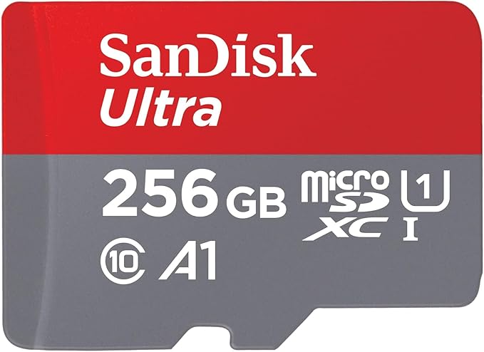 [Older Version] SanDisk 256GB Ultra microSDXC UHS-I Memory Card with Adapter - 120MB/s C10 U1 Full HD A1 Micro SD Card - SDSQUA4-256G-GN6MA