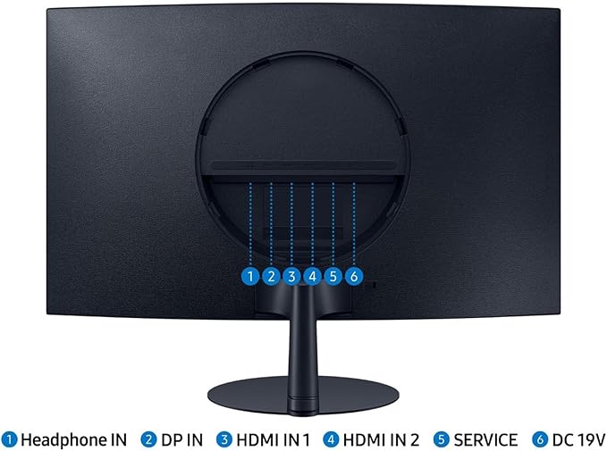 Samsung S39C 32-inch 1080P FHD Curved IPS LCD Monitor 2-Pack Bundle with FreeSync HDMI DisplayPort Speaker Desk Mount Dual Monitor Stand (S32C394EAN) black