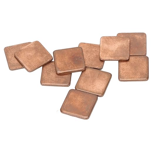 Copper Copper Small Cooling Kit Thermal Conductivity for Laptop Gpu CCC 100 X Heat Dissipator for CPU VGA (15 * 15 * 2.0mm)
