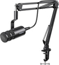 MAONO XLR Podcast Dynamic Microphone Cardioid Studio Mic with Boom Arm for Vocal RecordingStreamingGaming Voice Isolation Technology Metal Mic Works for Audio Interface Mixer-PD100S