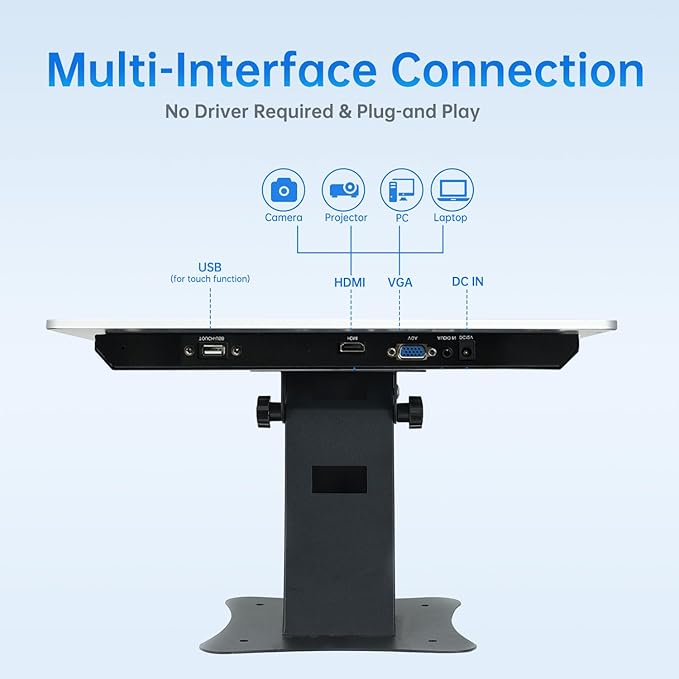 17.3-inch POS Touchscreen Monitor with Stand16:9 Display 1920 x 1080PBuilt-in SpeakersHD-MIVGAUSB PortsSuitable for Restaurant RetailBar &amp Small Business