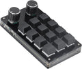 One Handed Macro Mechanical Keyboard 12 Keys Programmable Keypad with 2 Knobs USB Mechanical OSU Gaming Keyboard for