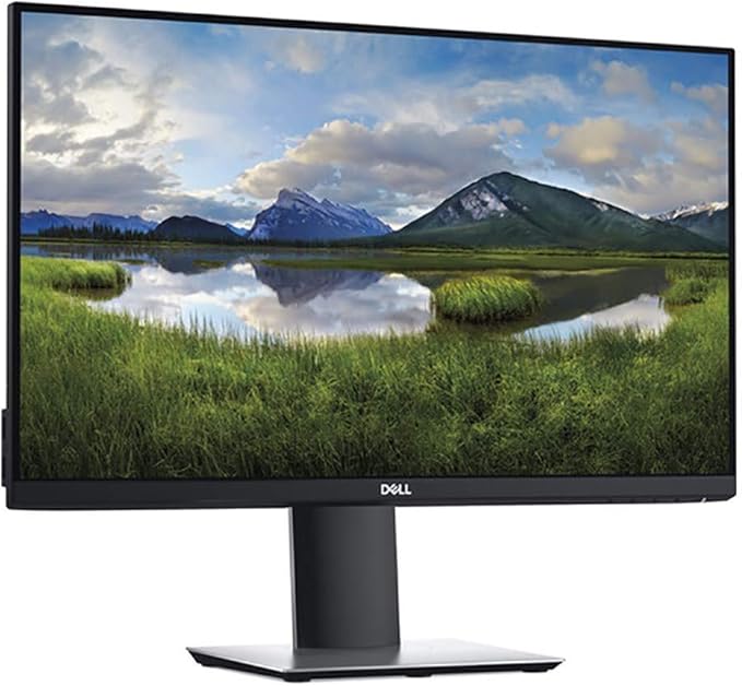 Dell P2419H 24 Inch LED-Backlit Anti-Glare 3H Hard Coating IPS Monitor - (8 ms Response FHD 1920 x 1080 at 60Hz 1000:1 Contrast with ComfortView DisplayPort VGA HDMI and USB) Black