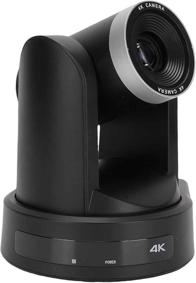 4K PTZ Conference Camera 10X Optical Zoom AI Auto Tracking 4K HD Video Webcam USB3.0 LAN for Business Meeting Lecture Live Streaming (US Plug)