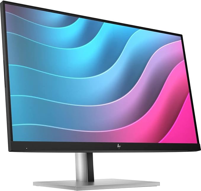HP E24 G5 23.8 Full HD Desktop Computer Monitor 75Hz 5ms Response Time 16:9 24-inch IPS Technology Anti-glare Height Adjust Tilt Swivel Pivot Rotation 250 Nits Black (Renewed)