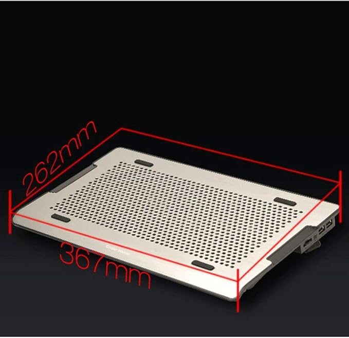 Laptop Cooling Pad USB Powered Laptop Cooler Height Adjustable Non-Slip Laptop Stand with Dual