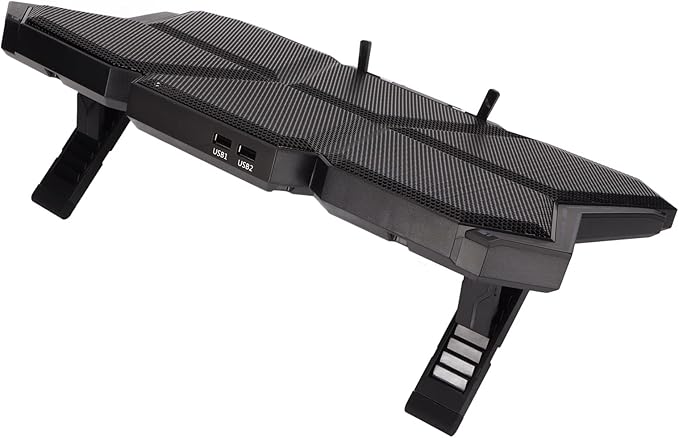 LerLaptop FanLaptop Cooling PadLaptop Cooling Aming Laptop CoolingTablet Cooling PadLaptop Cooler 6 High Speed Silent Fans 2600RPM 12 RGB Modes with LED Sn for 12in to 17in Lap