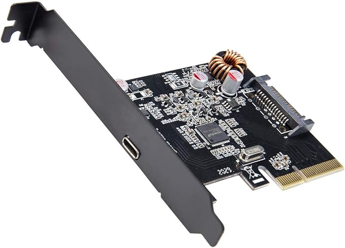 Syba Single Port USB-C 3.2 Gen 2x2 PCI-e Gen 3 x4 Expansion Card ASMedia ASM3242
