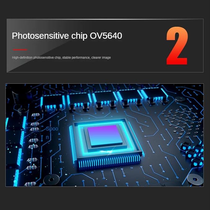 ZHONGHE 5MP USB Camera Module 160 Degree Wide Angle OV5640 2592X1944 Focus Free Drive for Security Monitoring
