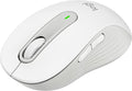 Logitech Signature M650 Wireless Mouse - for Small to Medium Sized Hands 2-Year Battery Silent Clicks Customizable Side Buttons Bluetooth for PC/Mac/Multi-Device/Chromebook - Off White