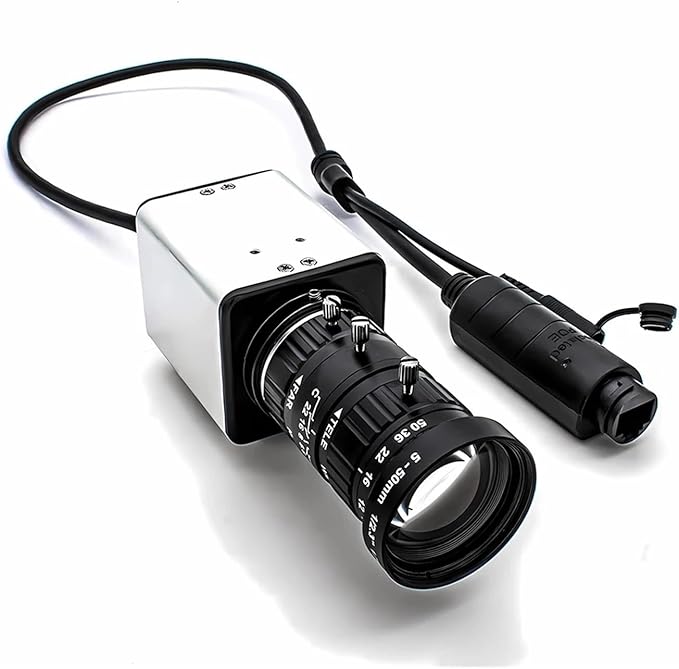 6K 12MP IP Camera High Resolution 3840 3104 Mini POE Webcam 50mm 10X Zoom Detection Security Protection Smart Camera