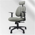 Gaming Chair for Home Ergonomic Chair Gaming Seat Game Swivel Chair Home Comfortable (Color:Gray)