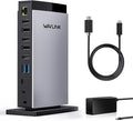 WAVLINK USB C DisplayLink Docking Station with 3 HDMI 4K60HzDisplaylink Triple Display Docking Station for MacBook M1/M2/M3/Windows5 USB Ports2DPEthernet PortAudio/MicSD/TF（No Charging Ports）