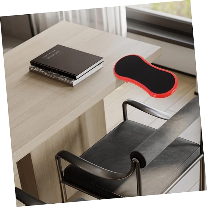 2Pcs Ergonomic Desk Arm Rest Support for Elbow and Wrist Comfort Soft Fabric Mouse Pad with Wrist Rest Office Desk Accessory for and Home Office Use