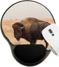 MSD Mousepad Wrist Rest Protected Mouse Pads Mat with Wrist Support IMAGE ID: 34338197 Bison