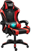 Office Boys Game Chair Computer Chair Lift Reclining Swivel Chair Office Chair Gaming Chair Home Boss Chair Ergonomic Chair Seat (Size:Aluminum Alloy feetColor:red)