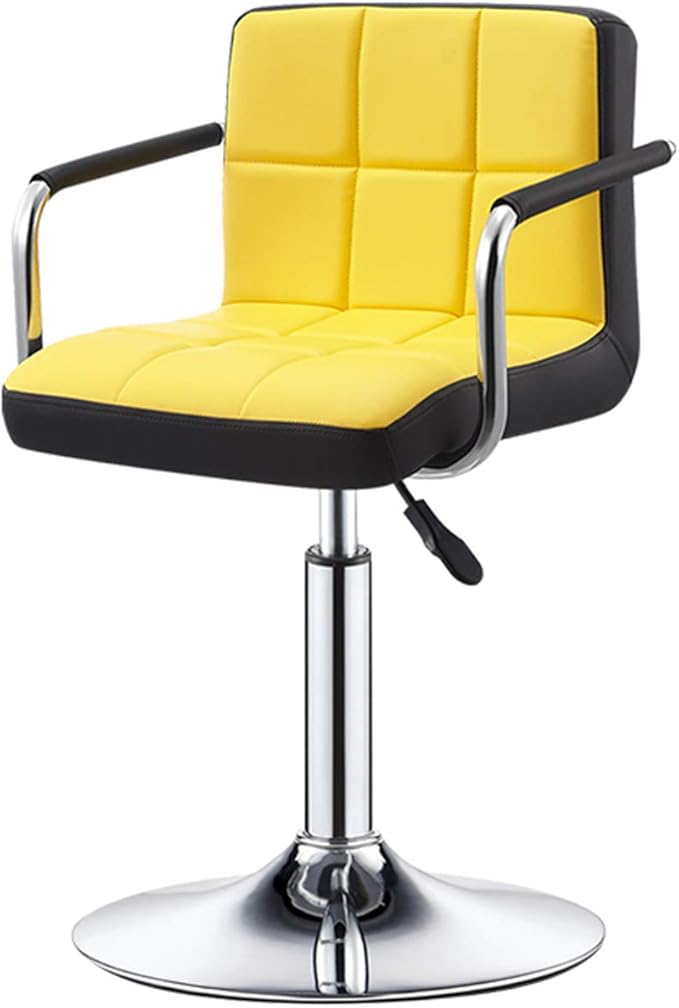 Mlaea Classroom Dormitory Hotel Chair TV Station Laboratory Chair with A Flexible Lifting Rod Computer Racing Gaming Chair 38 * 44-56CM(Color:#1)