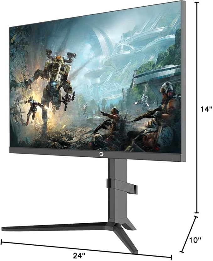 GAMEPOWER Rapid 27 inch Gaming Monitor 360Hz 1ms 1080P Flat IPS HDR10 Height/Tilt/Swivel/Pivot Adjustable RGB Anti-Glare Display HDMI/DP/USB FreeSync G-Sync 350 cd/m² Bright LEDs Laser Logo