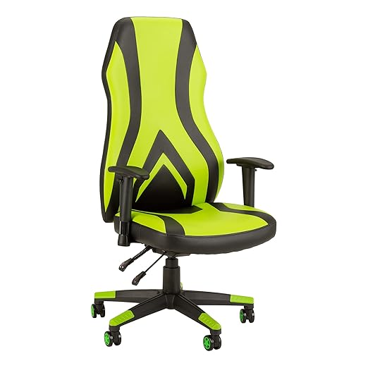 Norwood Commercial Furniture Magnitude XL Big and Tall Gaming Chair 300lb Weight Capacity Office Desk and Esports Chair Green (NOR-UTH3050GN-SO)