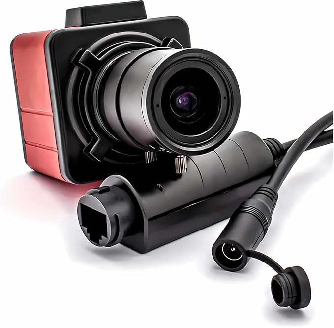 4K Mini POE IP Camera 3 4 5 8MP Security Protection Webcam 2 12mm Manual Varifocal Lens Industrial Network Camera