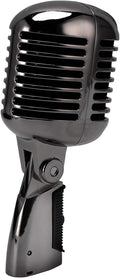 Dpofirs Dynamic Microphone with Rugged Design and Cardioid Pickup - Studio Quality Sound for Live Performances and Singing Plug and Play Shockproof Structure (Gunmetal Grey)