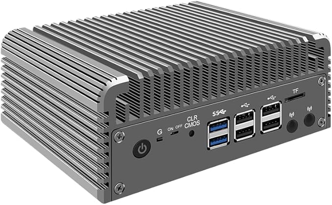CWWK Firewall Mini PC Intel N Series N100DDR5 16G RAM 256G NVMe SSD4 x 2.5GbE i226V LANMicro Router ApplianceAES-NIOPNsense