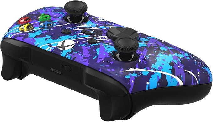 Custom Controllerzz Wireless Controller for Microsoft Xbox Series X/S &amp Xbox One - Custom Soft Touch Feel - Custom Series X/S Controller (X/S Midnight Surge)