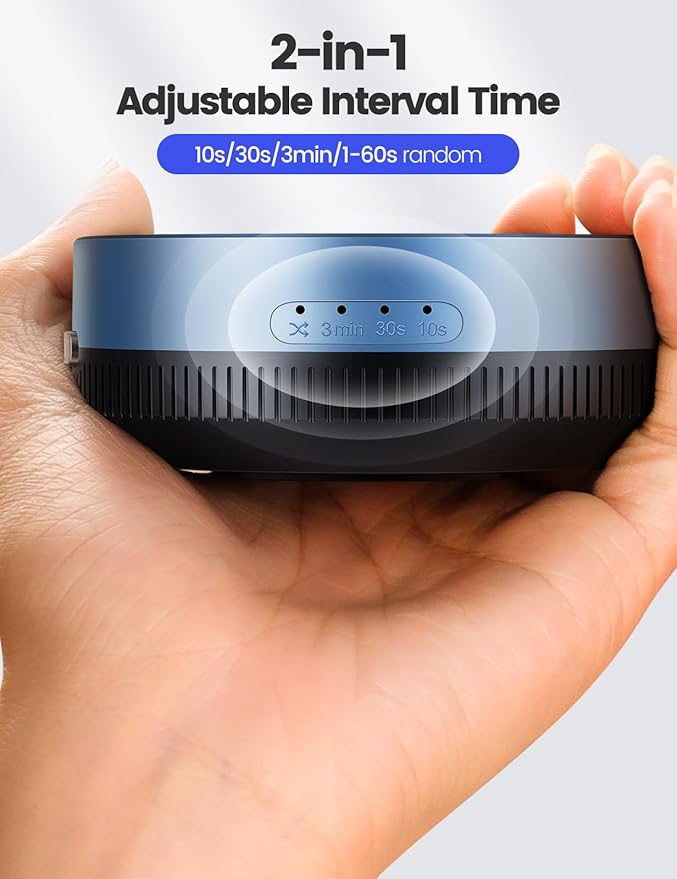 Vaydeer Multiple Mouse Mover W1 Mouse jiggler＆Wireless Charger 2-in-1 Undetectable Shaker Wiggler Device Automatic Phone Charging Pad Quiet Mice Giggler Juggler to Keep PC Active