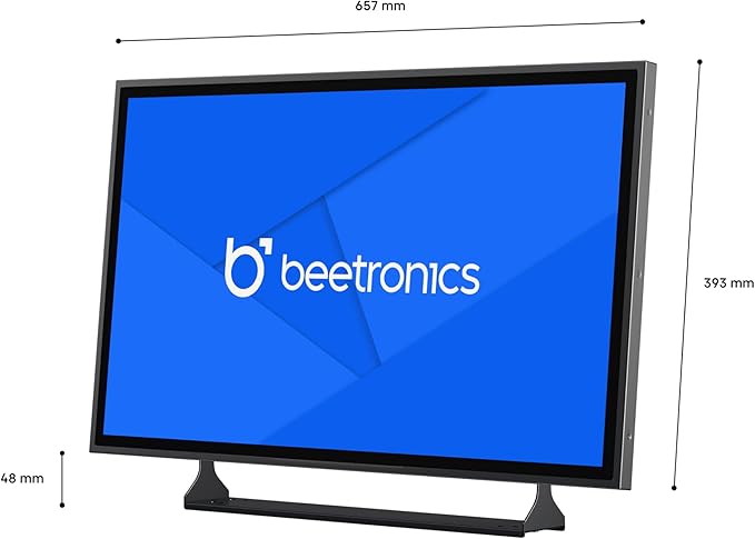 Beetronics 27 Inch Touchscreen Monitor | Full HD 1080p | 27TS7M – Industrial-Grade Professional 10-Point Multi Touch Display for PC Mac Linux – HDMI DisplayPort USB-C VGA Inputs