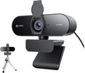 N newline 4K Webcam for PC with Tripod PDAF Autofocus 1080P@60FPS 79° FOV Low Distortion 2 Noise Reduction Mics Privacy Cover Plug&ampPlay PC Camera for Skype Teams Zoom NewEye 62 Kit