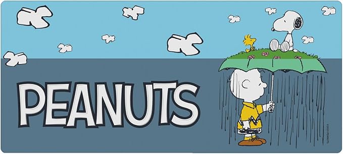 Head Case Designs Officially Licensed Peanuts Charlie Snoopy Woodstock Graphics 37.4 x 15.75 x 0.16 inches (900 x 400 mm) - XL Gaming Office Desk PC Keyboard Mouse Mat Pad
