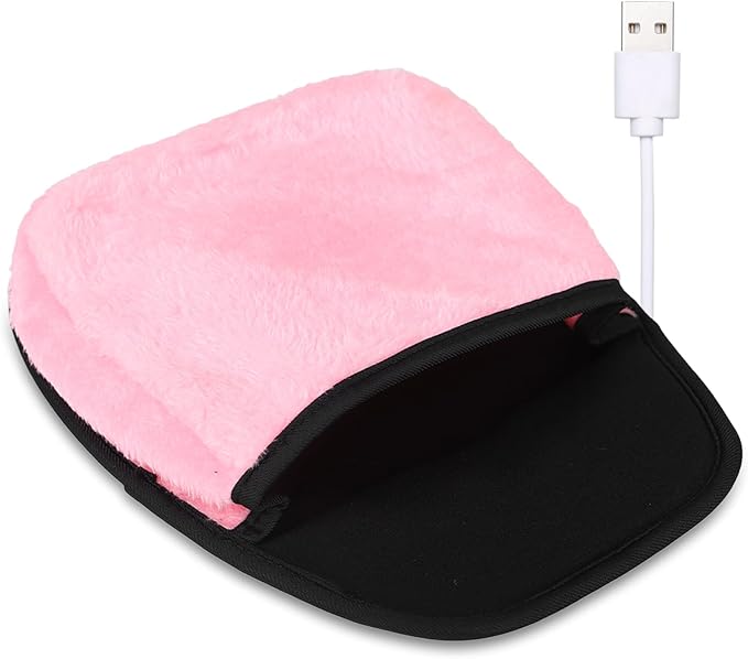USB Heated Pad with Hand Warmer – Plush Warm Desk Keyboard Hand Warmer for Winter Office &amp Home Use Removable &amp Cozy for Women &amp Men
