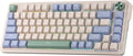 Redragon K673 PRO 75% Wireless Gasket RGB Gaming Keyboard 3-Modes 81 Keys Compact Mechanical Keyboard w/Hot-Swap Socket Dedicated Knob Control &amp Sound Absorbing Pads Linear Red Switch