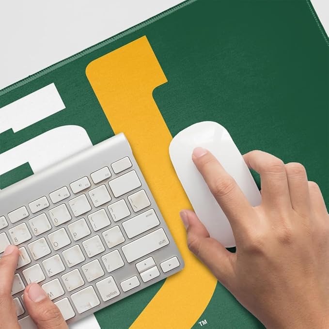 University of San Francisco Primary Logo Large Gaming Mouse Pad Desk Mat with Stitched Edges Non-Slip Base for Gamer Home and Office 31.5 x 15.7