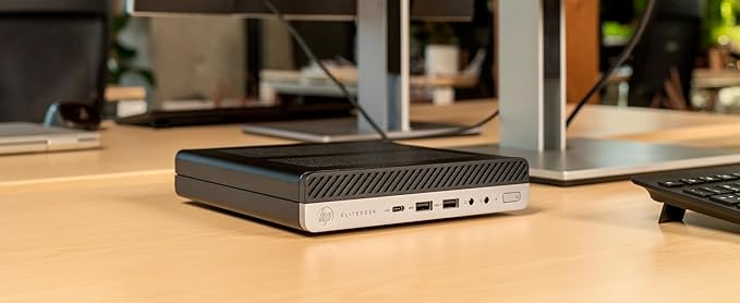 HP EliteDesk 800 G5 Mini Business Desktop PC with New 24 FHD Monitor Core i5-9500T 16GB RAM 256GB SSD Mouse &amp Keyboard DP Windows 11 Pro (Renewed)