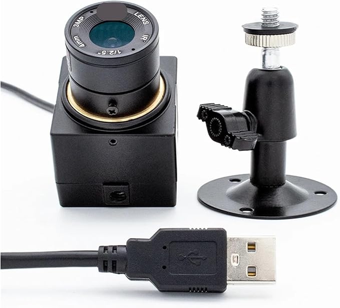 5MP 30FPS Industrial Metal Box USB Camera 4mm Fixed Focal Lens IMX335 USB2 Support UVC OTG for Live Streaming Conference